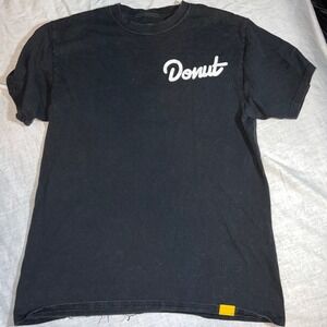 Donut Media Racing Graphic T Shirt Black‎ Short Sleeve Mens Size Medium